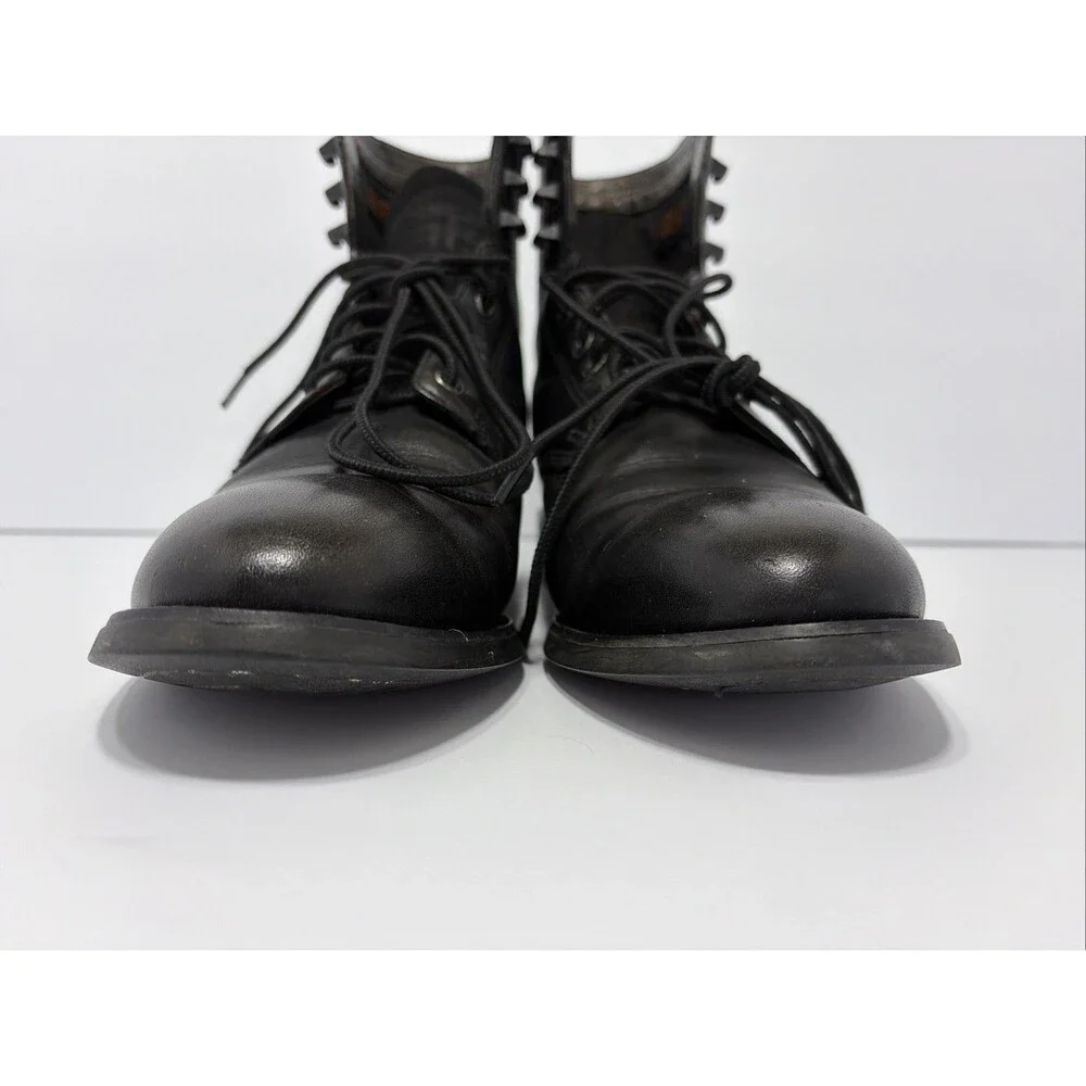 Ariat Black Heritage Leather Lace Up Style 32501 Size 7EE **Cigarette Smell